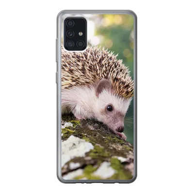 Produktbild von MuchoWow® Handyhülle Schutzhülle Hülle für Samsung Galaxy A52 5G Baby - Igel - Baum Silikon Softcase Handy Hülle - Umschlag