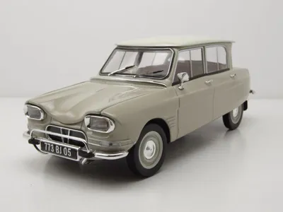 Produktbild von Citroen Ami 6 1965 weiß Modellauto 1:18 Norev
