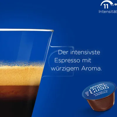Immagine prodotto di Nescafé Dolce Gusto Espresso Ristretto Ardenza, Kräftig, Kaffee, Kaffeekapsel, 16 Kapseln / Portionen