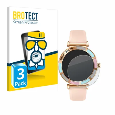 Produktbild von 3x BROTECT Entspiegelungs Schutzglas für Bekomiya Smartwatch 1.27" Schutzfolie Panzer Folie Glas Display Schutz matt