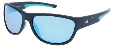 Produktbild von Herren Sonnenbrille Vollrand Rechteckig Blau HPS67104, Glasbreite 65mm, Stegbreite 17mm