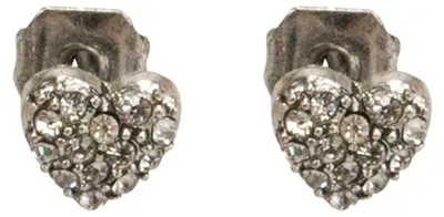 Produktbild von Alpenflüstern Trachten-Ohrstecker Strass-Herz mini - Damen-Trachtenschmuck, Trac