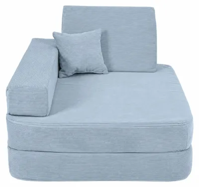 Image de Angelove - Fauteuil enfant pliable 1 an et + et matelas ludique - Turquoise