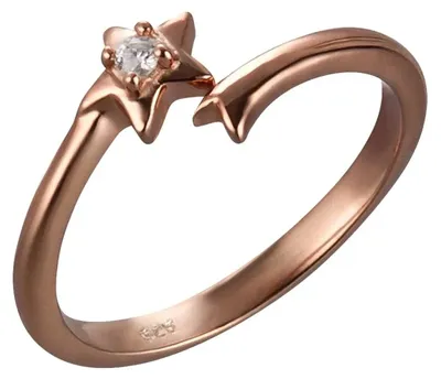 Produktbild von Zehenring Zehring Stern 925 Silber rosegold