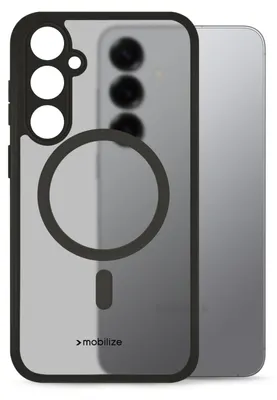 Produktbild von Mobilize Hybrid Handyhülle für Samsung Galaxy S25 Plus MagSafe Hülle Hardcase Backcover Stoßfest - Schwarz