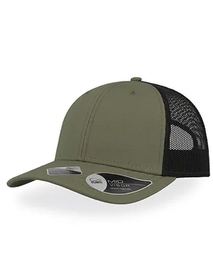Immagine prodotto di Atlantis RETH | Recy Three Cap, 6-Panel-Mesh-Cap - Colore: Olive/Black - Taglia: One Size