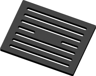 Produktbild von Kaminrost / Ascherost 225x175x10mm passend für Justus **