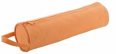 Image de Étui orange avec fermeture à glissière et poignée