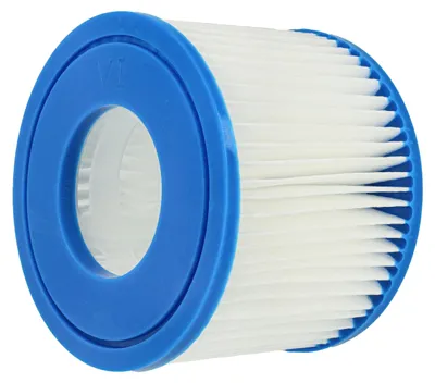 Produktbild von vhbw Filterkartusche Typ VI kompatibel mit Bestway Lay-Z-Spa Siena, Vegas Pool - Ersatzfilter Blau Weiß