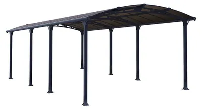Produktbild von Palram - Canopia Aluminium Carport Arcadia 8500 Anthrazit 858x359x242 cm