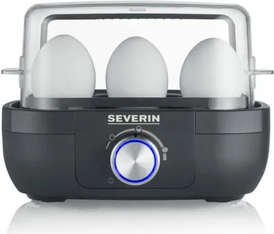 Produktbild von Severin EK 3166, 6 Eier, Hart, 0,7 m, Schwarz, 420 W, 190 mm