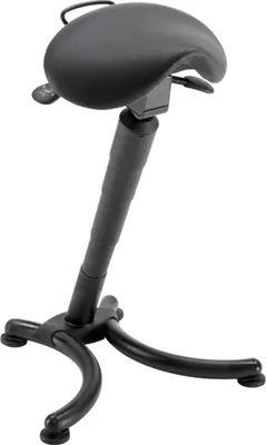 Produktbild von Stehhilfe Kunstleder Sitzhöhenverstellung 660-870 mm Stahlrohr schwarz