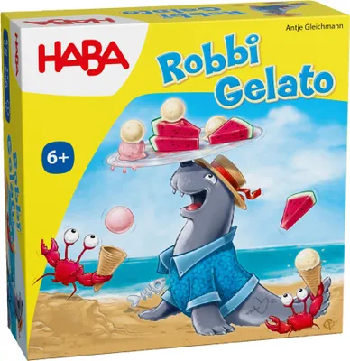 Productafbeelding van HABA Robbi Gelato, Bordspel, Fijne motoriek, Vanaf 6 jaar, 15 minuten