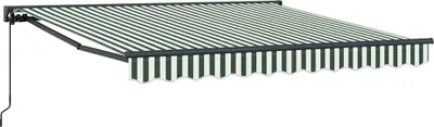 Immagine prodotto di Telaio per tenda da sole vidaXL verde e bianco 350 x 250 cm