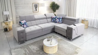 Produktbild von Sofa Ecksofa mit Schlaffunktion Eckcouch Schlafsofa HILTONE II Farbe wählbar