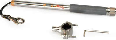 Produktbild von dobar Walky Dog Plus: Hundeleine mit Dreifach-Rückdämpfer, Fahrradleine mit Quicklock und Abstandhalter (37,5 cm) aus Edelstahl