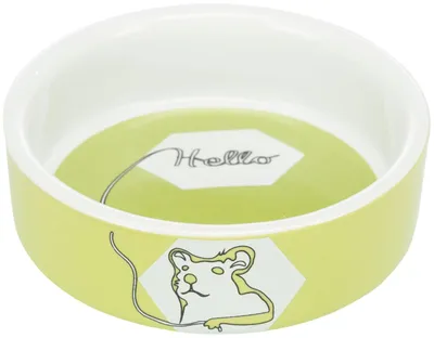 Produktbild von TRIXIE Napf, Comic-Hamster Hello, Keramik, 90 ml / Ø 8 cm