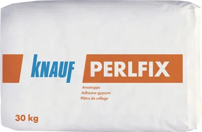 Produktbild von Knauf Perlfix Ansetzgips hellgrau, 30 kg
