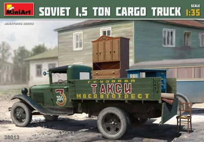 Obrázek produktu pro Soviet 1,5 ton Cargo Truck - MiniArt 38013 1:35