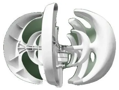 Image de Éolienne, installation simple, haut rendement énergétique, avechybride, 5 000 W, 24 V