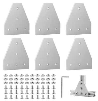 Immagine prodotto di Angolari - Profilo in alluminio 20 x 20, set di 6 pezzi