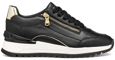 Image de Baskets noires pour femmes Geox, modèle Desya, taille 37