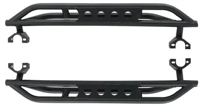 Productafbeelding van Stapborden van Nerf, type "Bars", voor Jeep Wrangler Rubicon JK, modeljaren 2007-2017, 2-deurs, van staal.