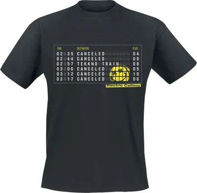 Produktbild von Electric Callboy T-Shirt Herren Tekkno Train schwarz XL
