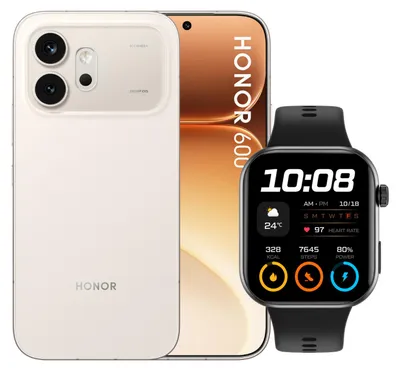 Image de Honor HOR6005G8512G+W smartphone 16,7 cm (6.57") Double SIM Android 16.0 5G USB Type-C 8 Go 512 Go 6400 mAh Or