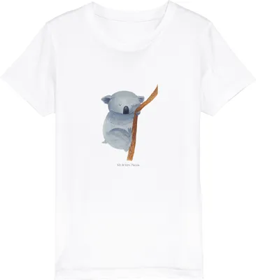 Produktbild von Mr. & Mrs. Panda Kleinkinder T-Shirt Koalabär 7-8 Jahre (122/128) - Weiß - Geschenk, Lustige Sprüche, Kindershirt, Traumland, Mädchen, schlafen, Bär, Koala, Traum