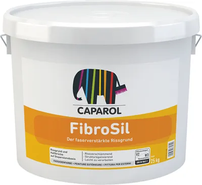 Produktbild von Caparol FibroSil faserverstärkter, rissverschlämmender Beschichtungsstoff Matt 25 kg