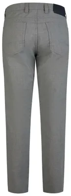Produktbild von Brühl - Comfort Fit - Sommerliche Herren 5-Pocket Hose in Leinenoptik, York DO (0677185420100), Größe:50, Farbe:Grau (740)