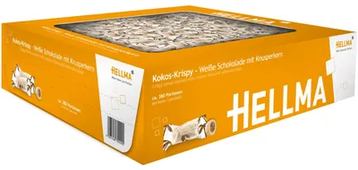 Produktbild von Hellma Kokos-Krispy Weiße Schokolade 380er