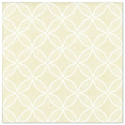 Produktbild von Servietten "ROYAL Collection" 1/4-Falz 40 cm x 40 cm champagner "Circle Flowers"