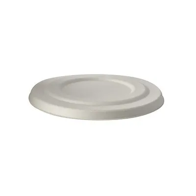 Produktbild von 400 Papstar Deckel für Suppenbecher, Zuckerrohr pure Ø 14 cm weiss 87317