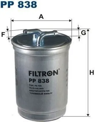 Zdjęcie produktu dla Kraftstofffilter FILTRON PP 838