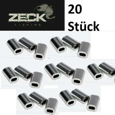 Produktbild von Zeck Alu Sleeve Klemmhülsen (20 Stück), Durchmesser:1.00mm