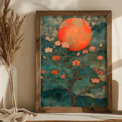 Immagine prodotto di Wallity, AI145, quadro decorativo incorniciato in MDF, multicolore, 100% MDF, 35 x 47 x 3,5 cm