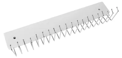 Produktbild von Multifunktionaler Krawatten- und Gürtelhalter sowie Wandorganizer für Eingangsbereich und Kleiderschrank in Weiß