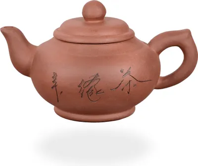 Produktbild von tea4chill chinesische Teekanne aus Ton 400ml, handgefertigt, hell