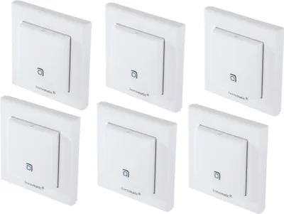 Immagine prodotto di HOMEMATIC IP Smart Home 150181A0, Sensore di temperatura e ronzio. Sensore, 6 pezzi