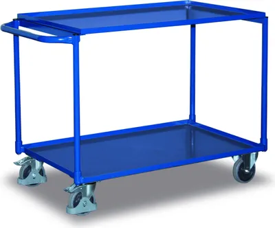 Produktbild von Variofit Tischwagen mit 2 Ladeflächen sw-600.506