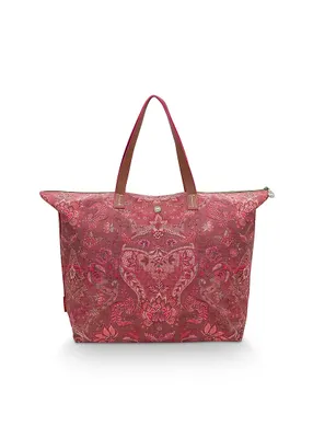 Produktbild von Pip Studio Tote Bag Kyoto Festival Dark Pink 66x20x44cm