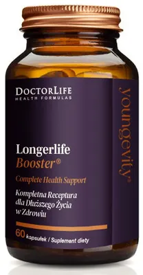 Obrázek produktu pro Doctor Life LongerLife Booster – doplněk stravy pro podporu zdraví, 60 kapslí