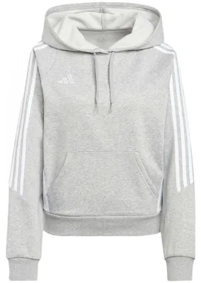 Produktbild von adidas Tiro 24 Sweat Hoodie L (Damen) MGREYH/WHITE