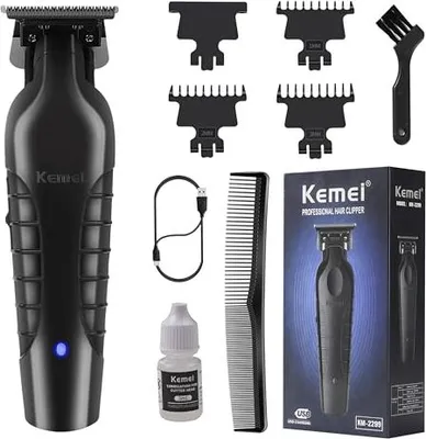 Produktbild von Kemei 2299 Professioneller Haartrimmer für Männer Elektrische Haarschneider, T-Klinge mit Nullabstand, Outliner, Barttrimmer,