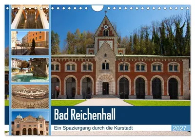 Obrázok produktu pre Bad Reichenhall (nástenný kalendár 2027, formát DIN A4 na šírku), mesačný kalendár CALVENDO
