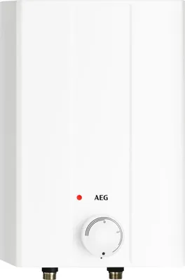 Produktbild von AEG Kleinspeicher Hoz 5 basis, stufenlose Temperaturwahl von ca. 35-85 °C, Boiler übertisch, steckerfertig, 5l, 221117