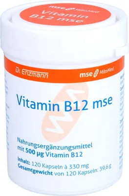 Image de Enzmann Vitamine B12 mse gélules, 120 gélules