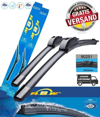 Obrázok produktu pre RBW predné stierače Stierače pre VW MAZDA 3 | 530/480 mm 21"+ 19"